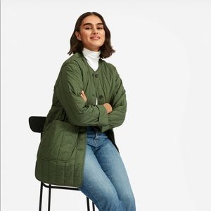 Everlane cotton quilted jacket